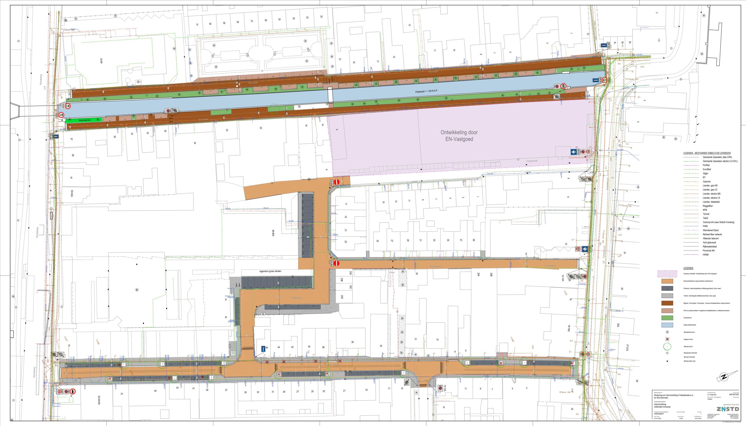 Frobelstraat Definitief Ontwerp Kabels Leidingen