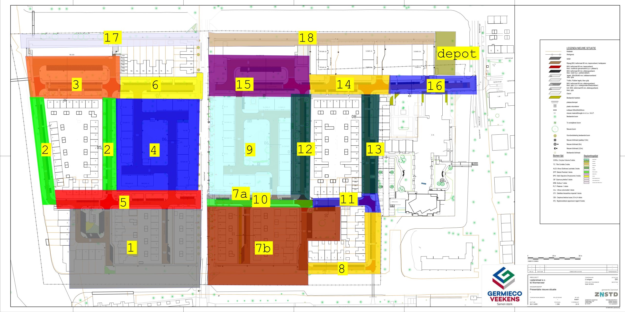Lijsterstraat Plattegrond planning Lijsterstraat Plattegrond planning