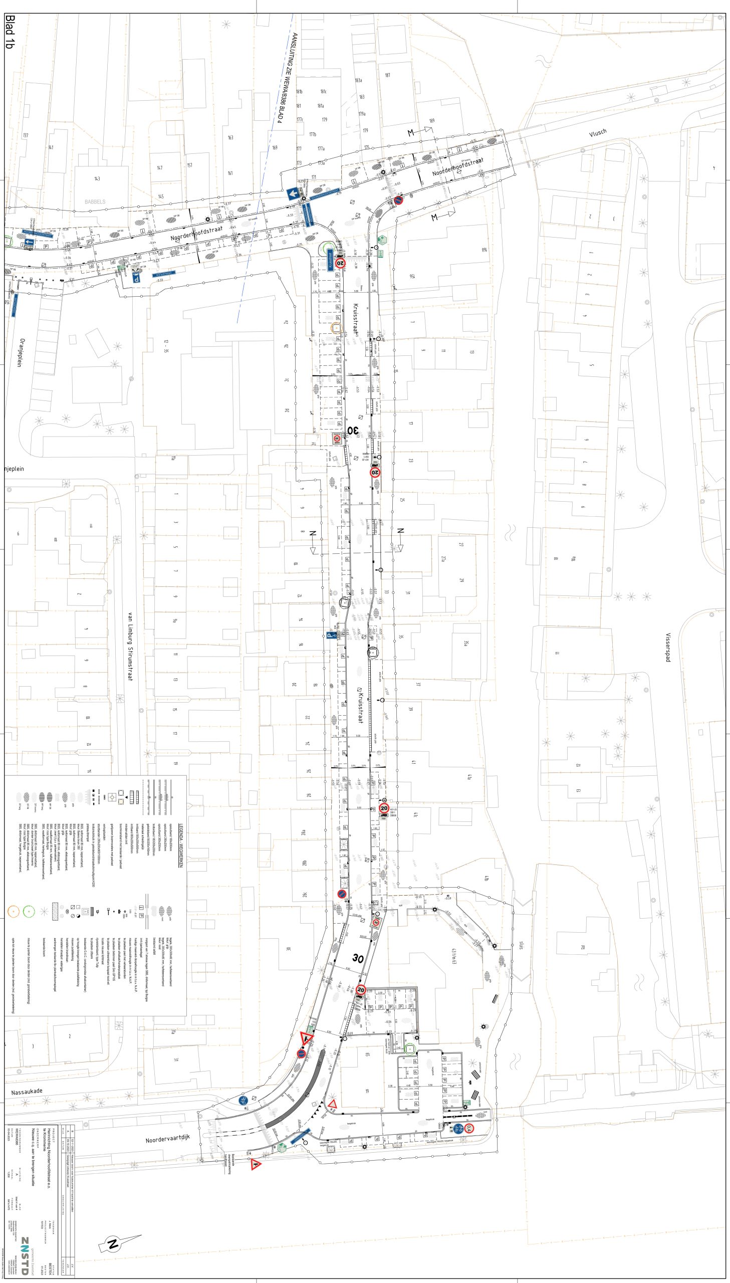 Noorder- en Zuiderhoofdstraat nieuwe situatie Noorder- en Zuiderhoofdstraat nieuwe situatie