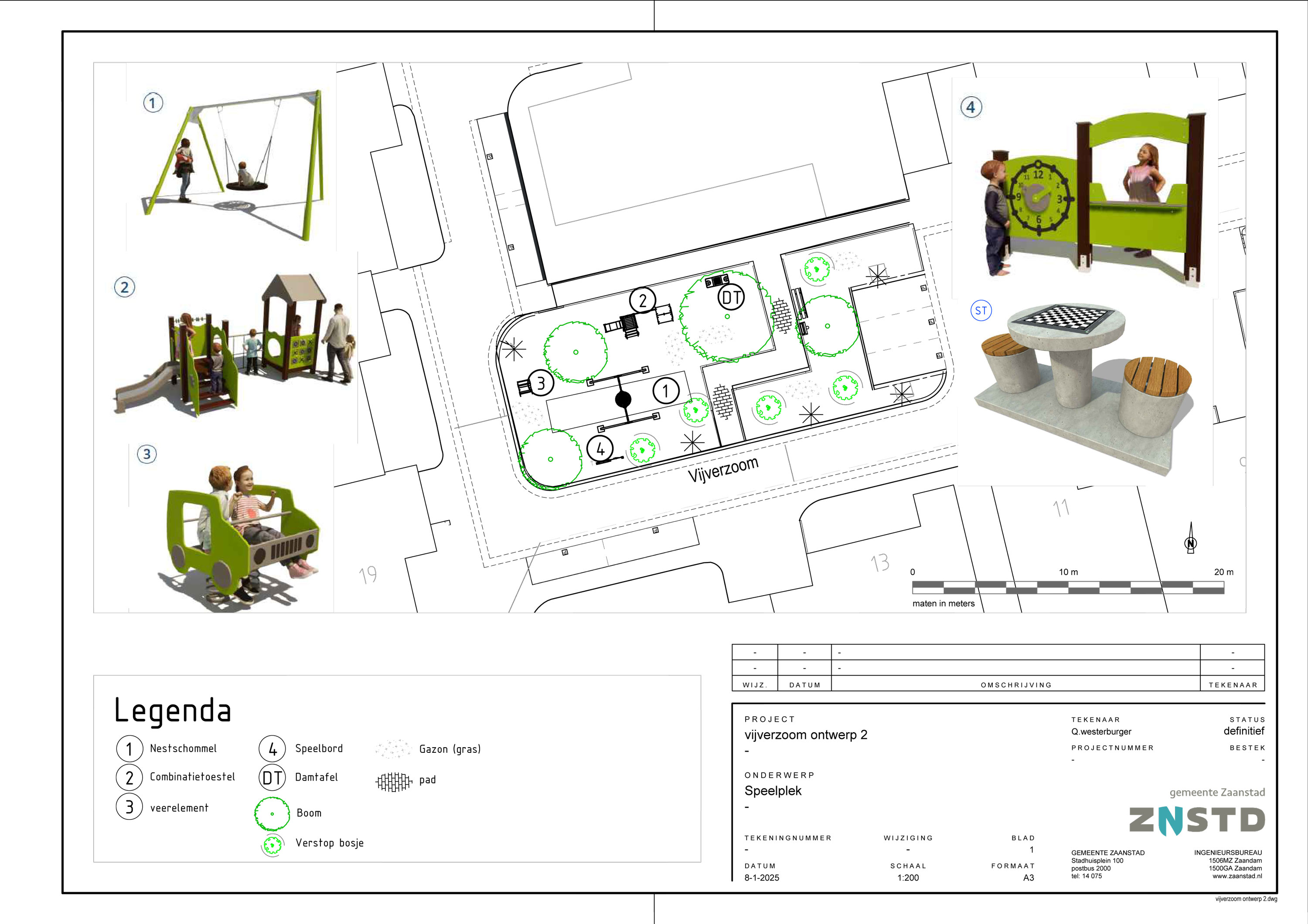 Speelplaats Vijverzoom ontwerp 2 Speelplaats Vijverzoom ontwerp 2