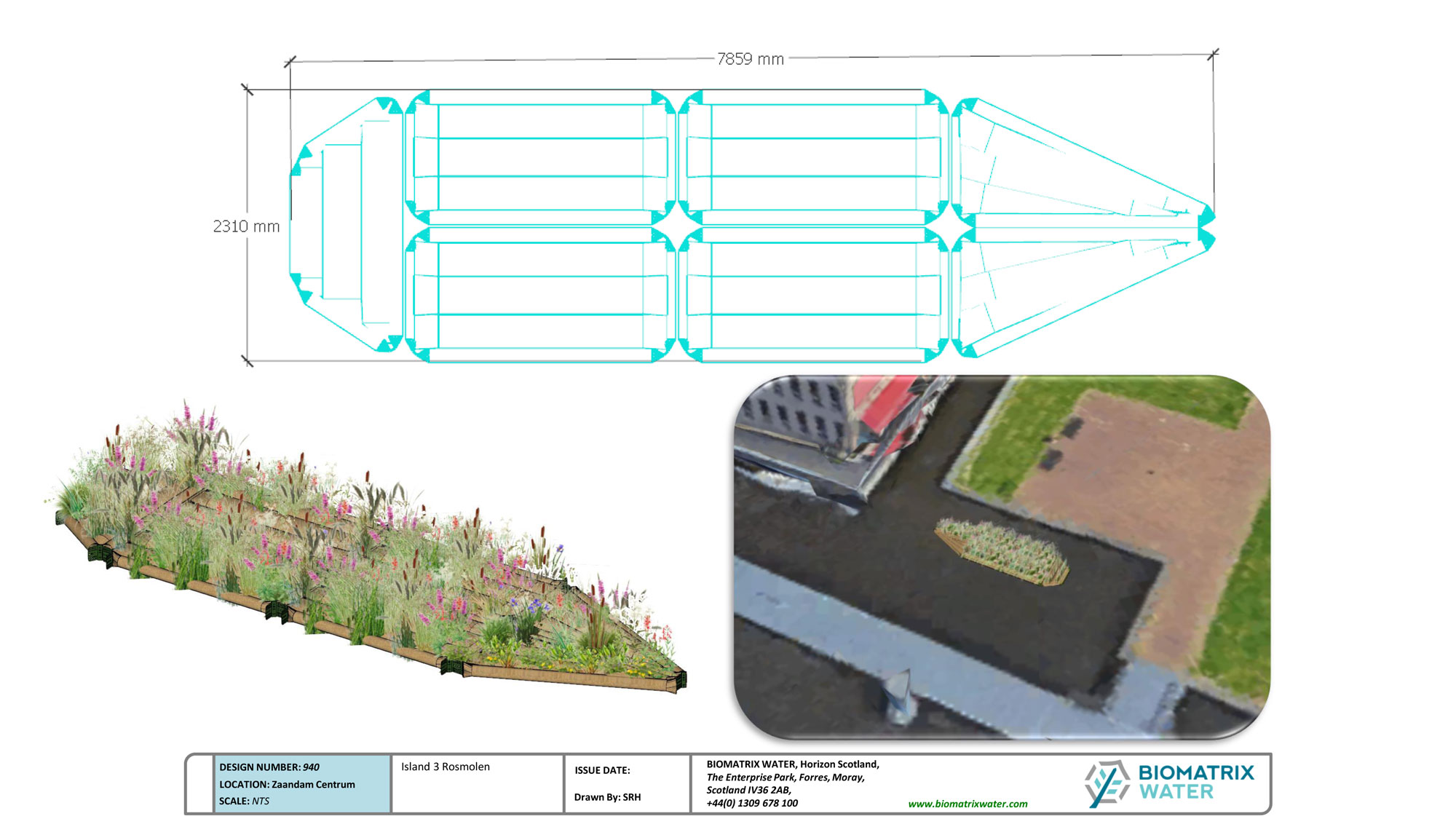 Ontwerp drijvende tuinen Zaandam Foto 4 Ontwerp drijvende tuinen Zaandam Foto 4