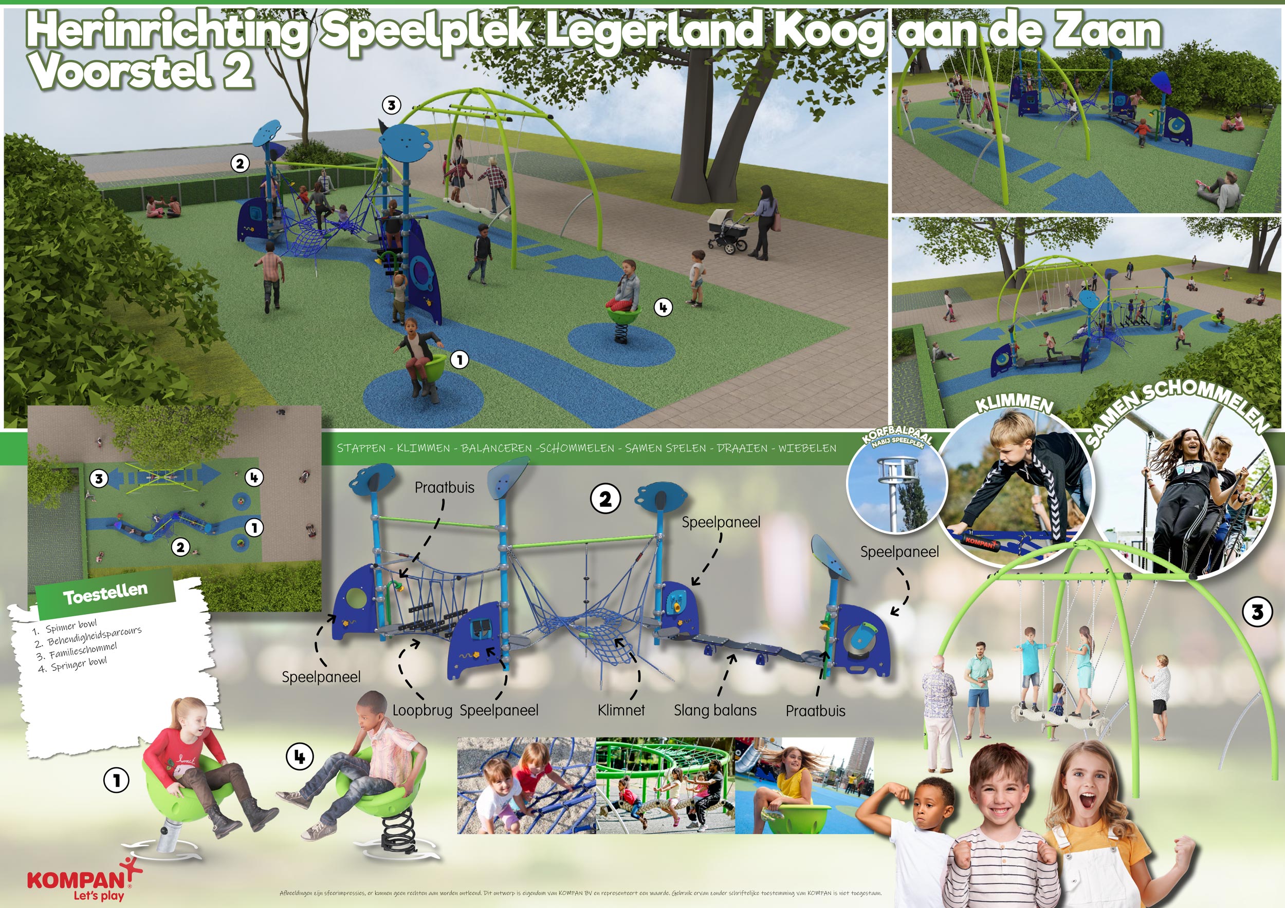 Definitief ontwerp - Speelplaats Legerland Definitief ontwerp - Speelplaats Legerland
