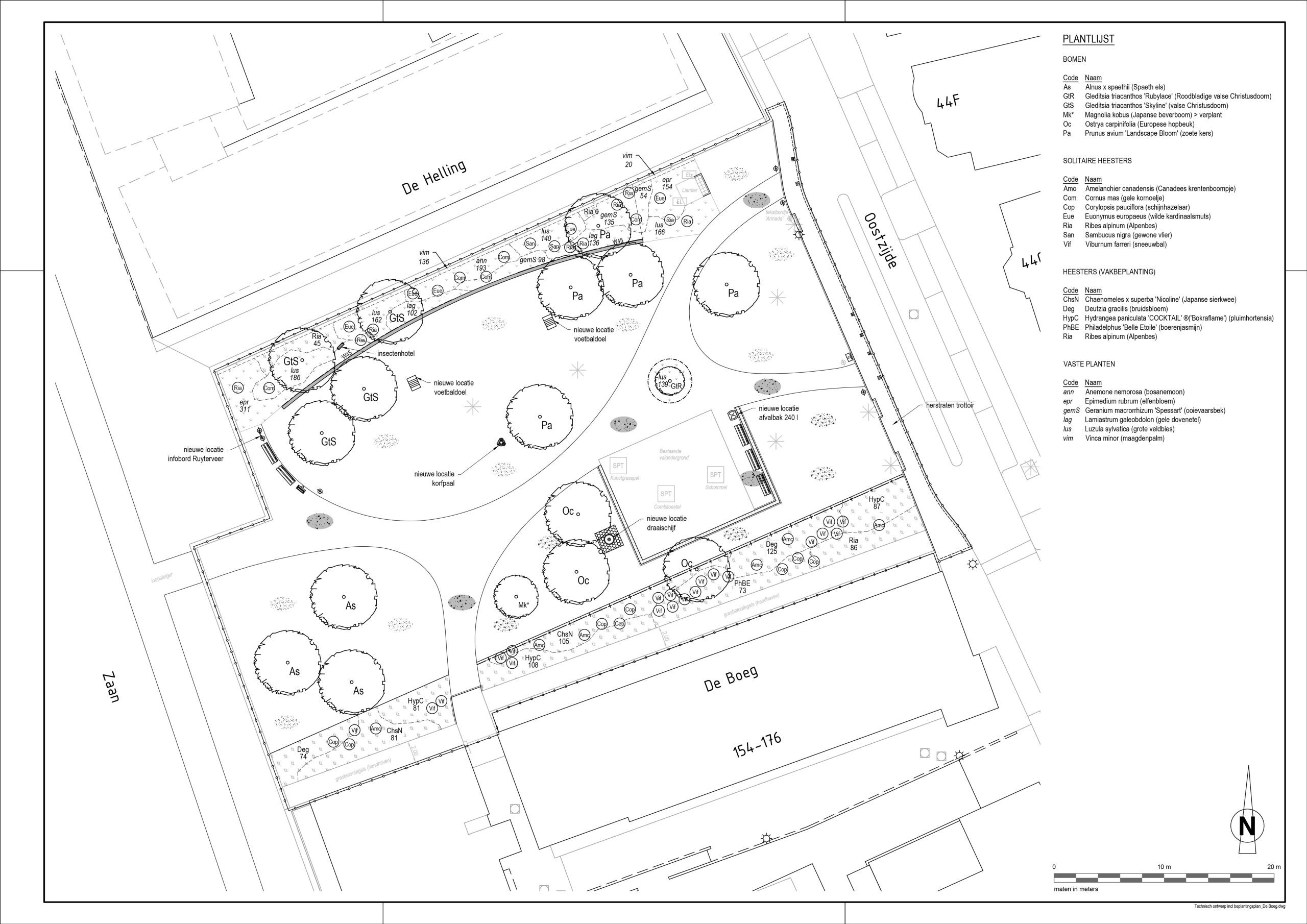 Technisch ontwerp beplantingsplan De Boeg Technisch ontwerp beplantingsplan De Boeg