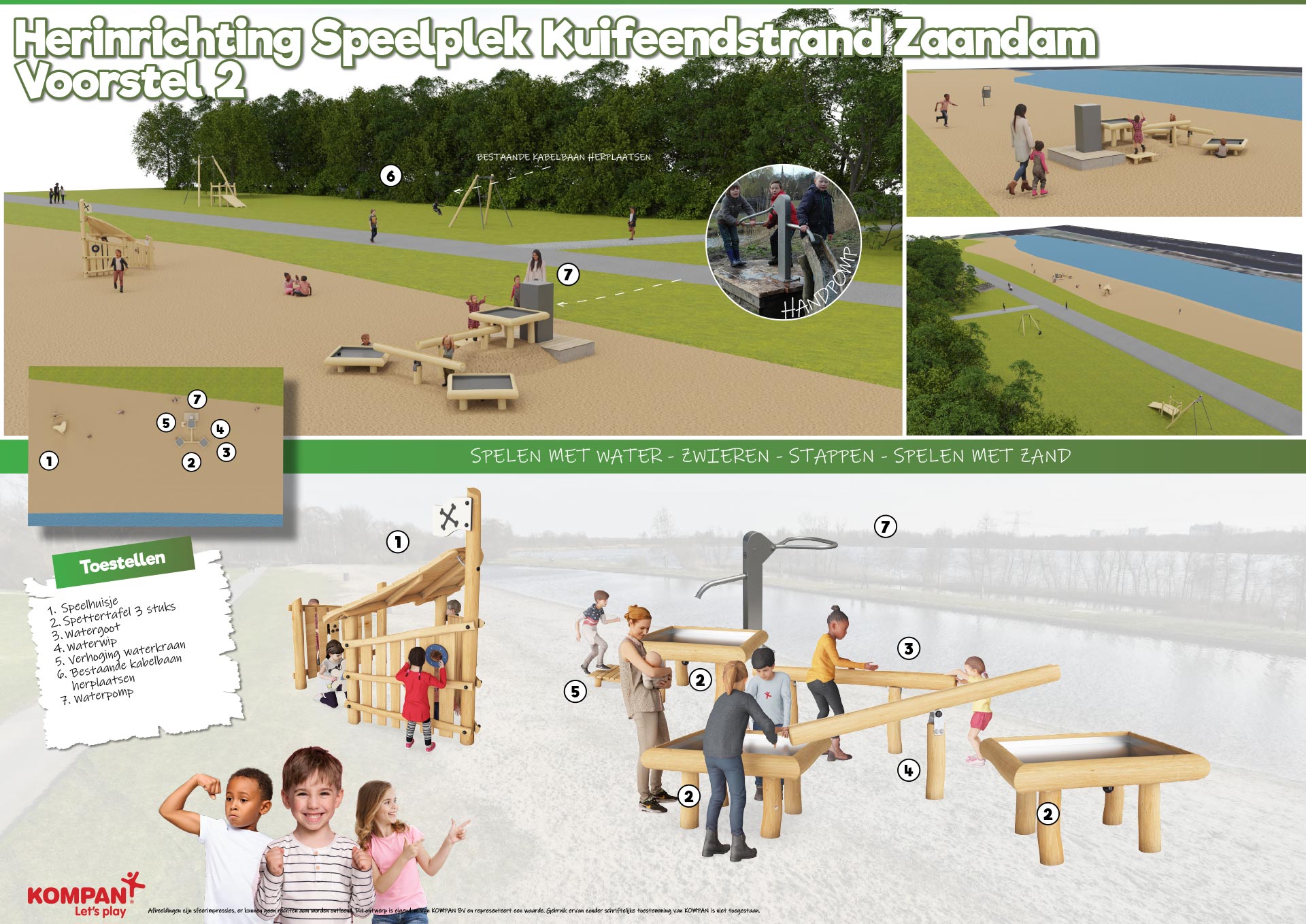 Speelplaats Kalverpad en Kuifeendstrand Voorstel 2 Speelplaats Kalverpad en Kuifeendstrand Voorstel 2