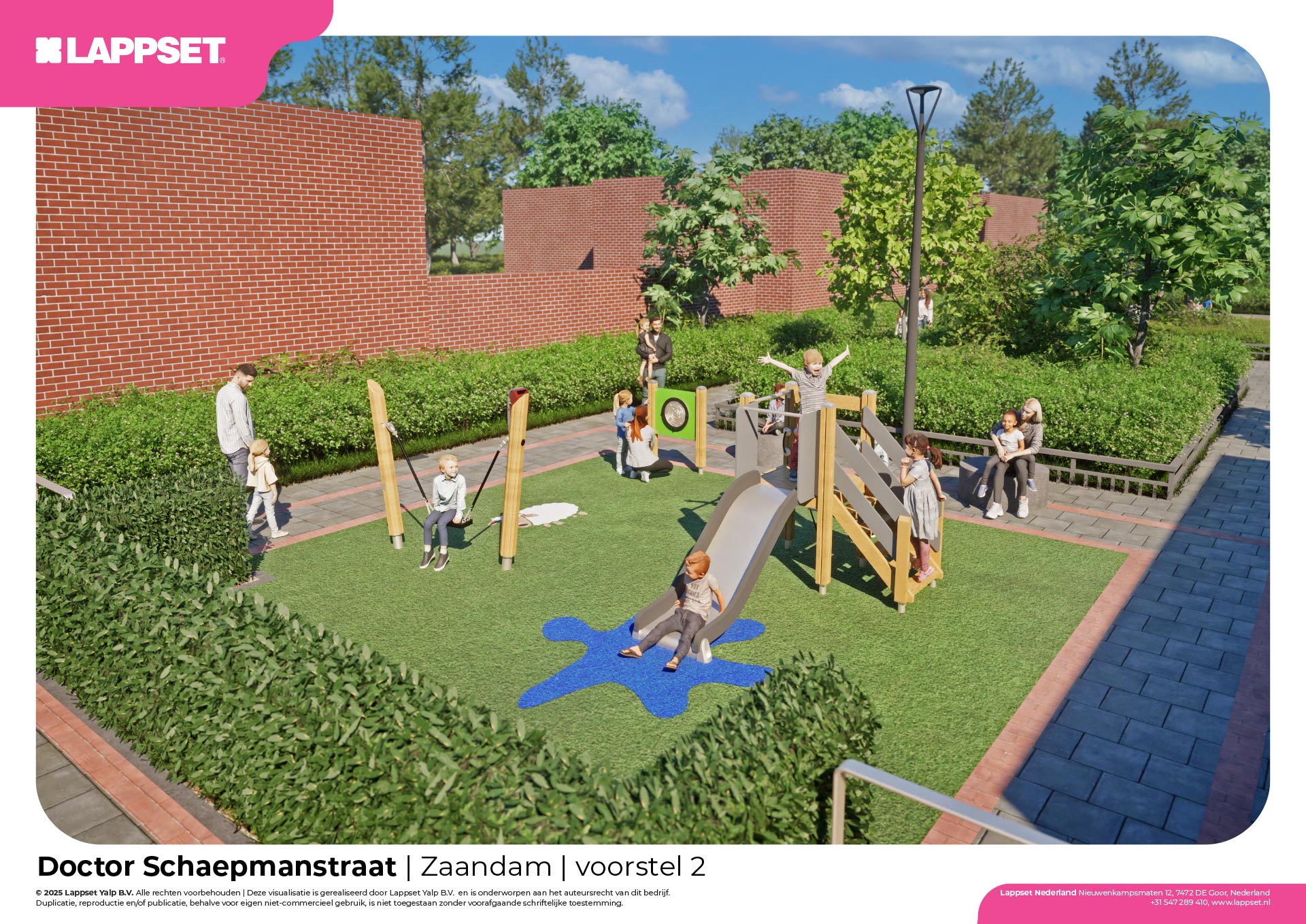 Speelplaats Dr. Schaepmanstraat - Foto 2 Definitief ontwerp speelplaats Dr. Schaepmanstraat - Foto 2
