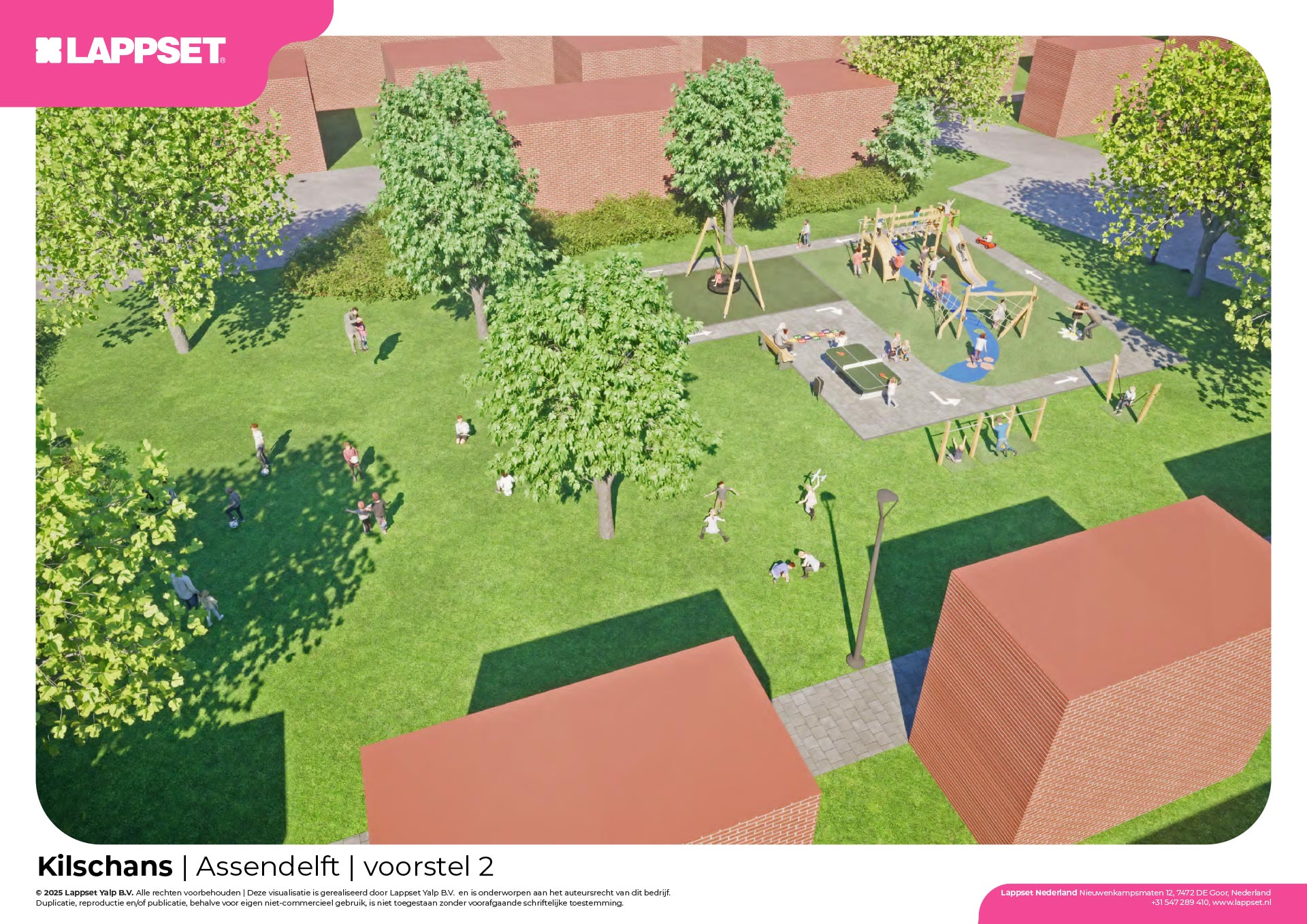 Speelplaats Kilschans - Voorstel 2 Speelplaats Kilschans - Voorstel 2