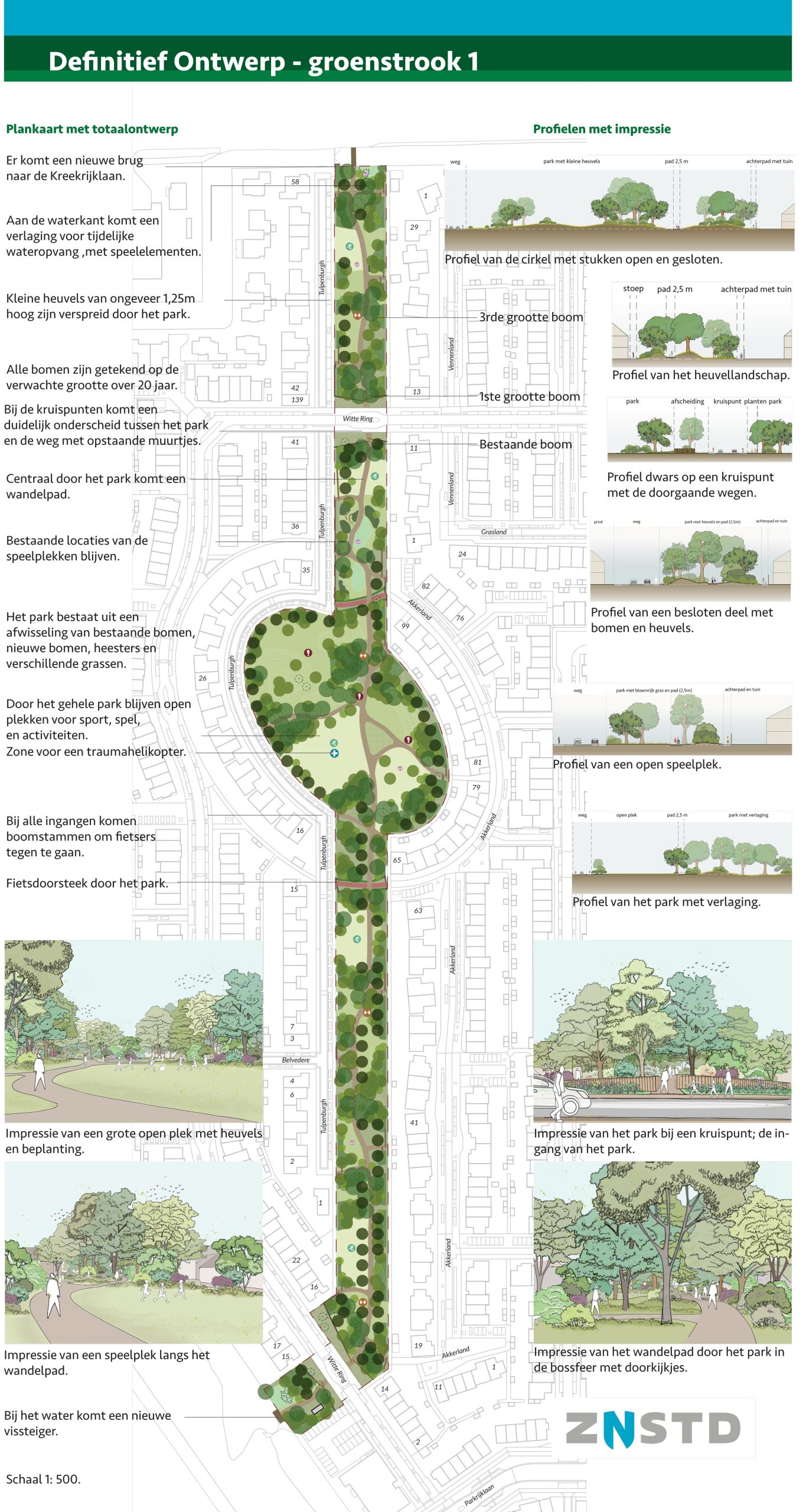 Definitieve ontwerpen - groenstrook 1 Definitieve ontwerpen - groenstrook 1