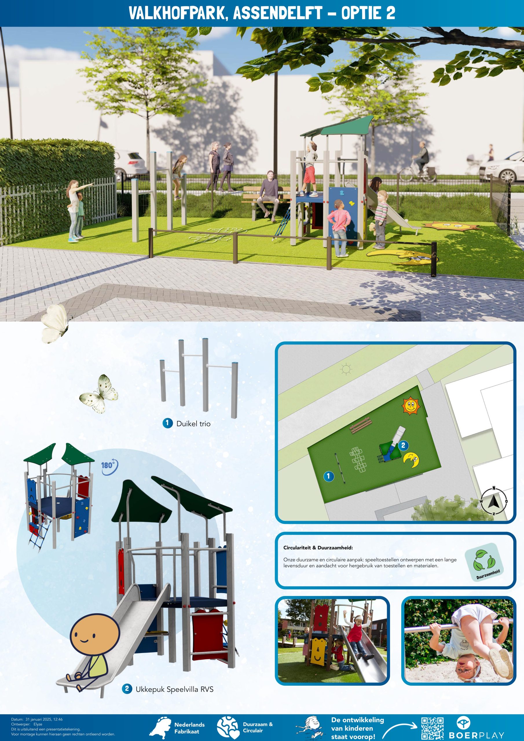 Definitief ontwerp - Speelplaats Valkhofpark Definitief ontwerp - Speelplaats Valkhofpark