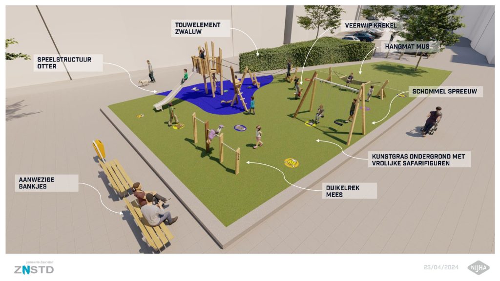 Speelplaats Maurice Ravelstraat Rechts - Foto 2