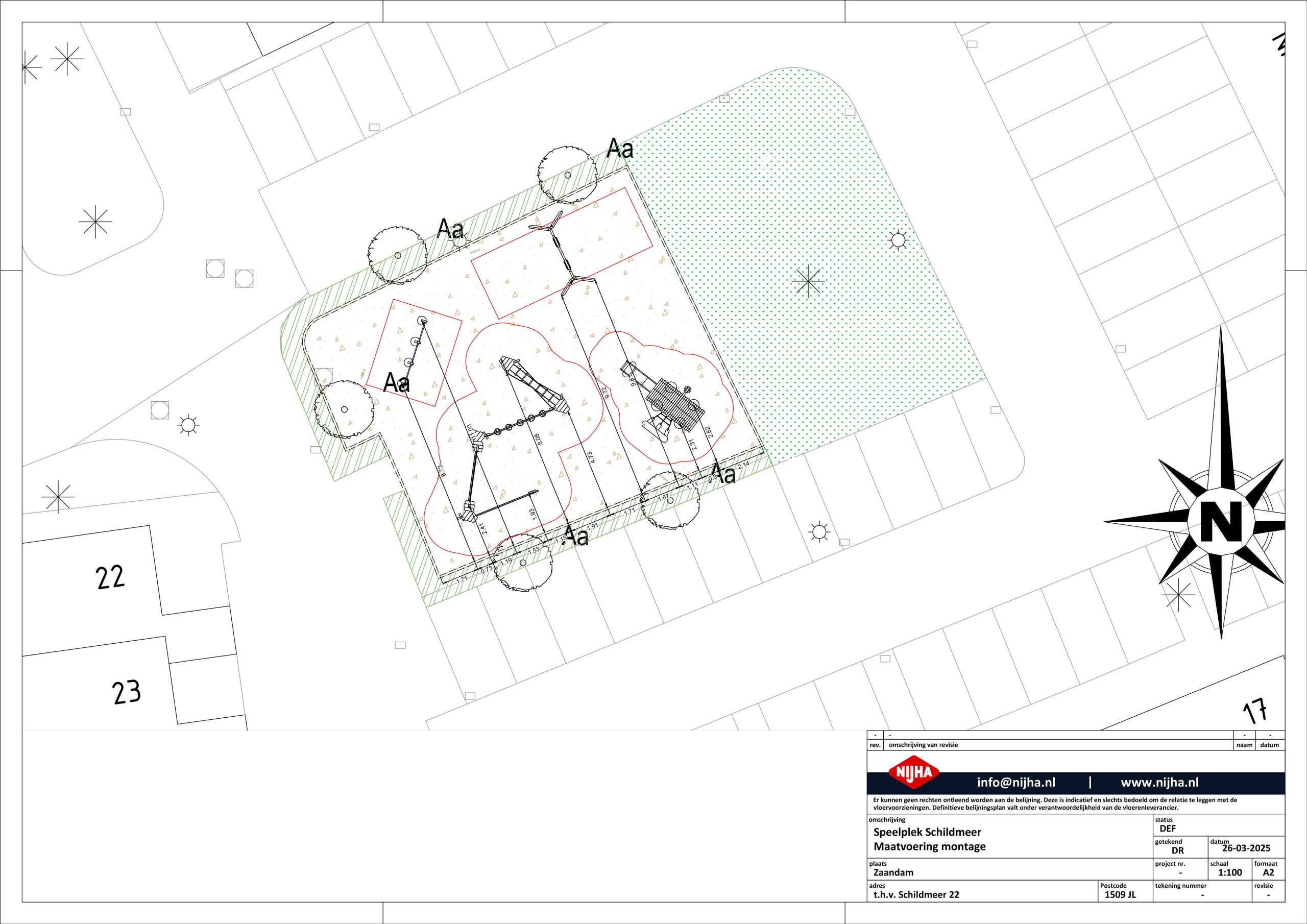 Definitief ontwerp - Speelplaats Legerland