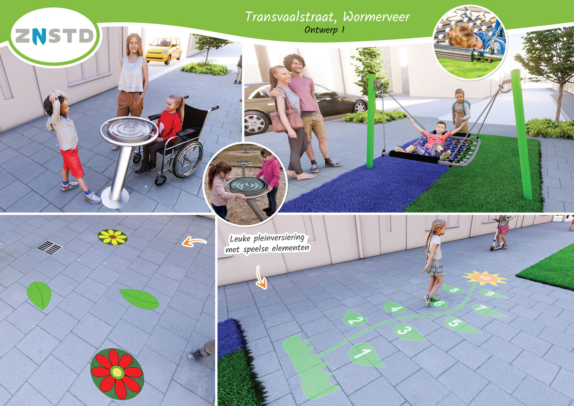 Speelplaats Uranuslaan voorstel 2 - Foto 2 Ontwerp 1 Transvaalstraat foto 2