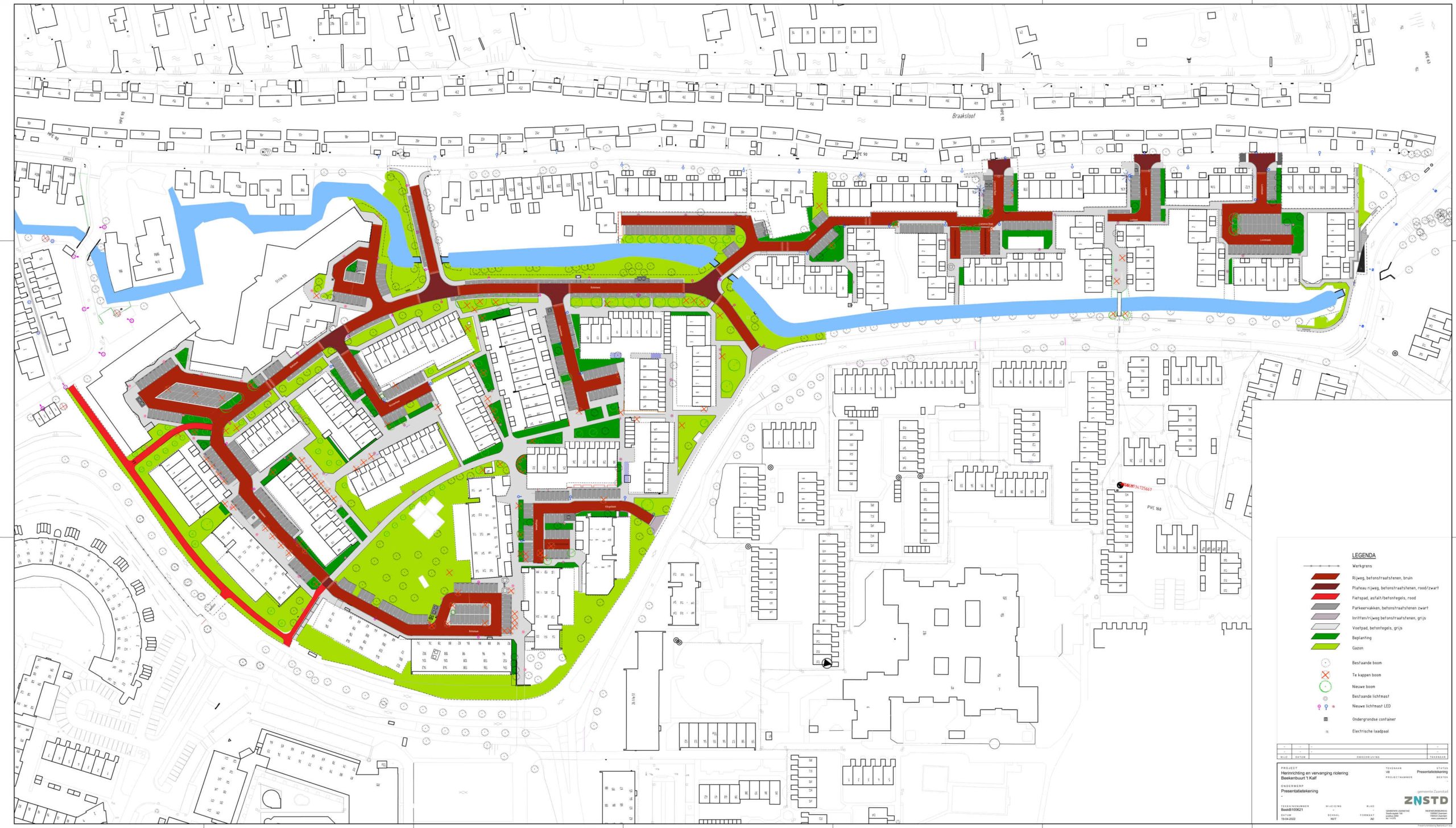 Presentatietekening Bekenbuurt Kalf Presentatietekening Bekenbuurt Kalf