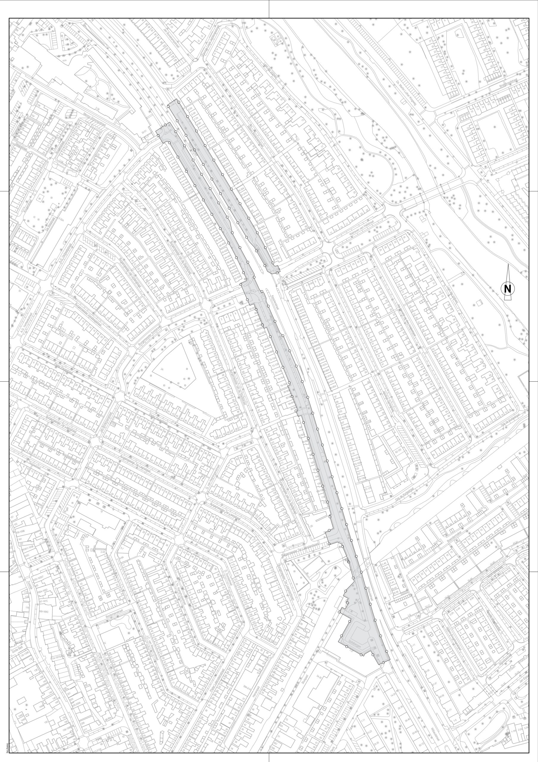 Projectgebied Kepplerstraat herinrichting Projectgebied Kepplerstraat herinrichting