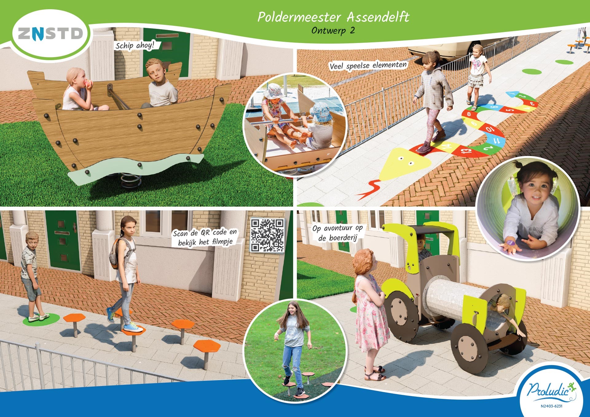 Speelplaats Poldermeester Ontwerp 2 foto 2 Speelplaats Poldermeester Ontwerp 2 foto 2