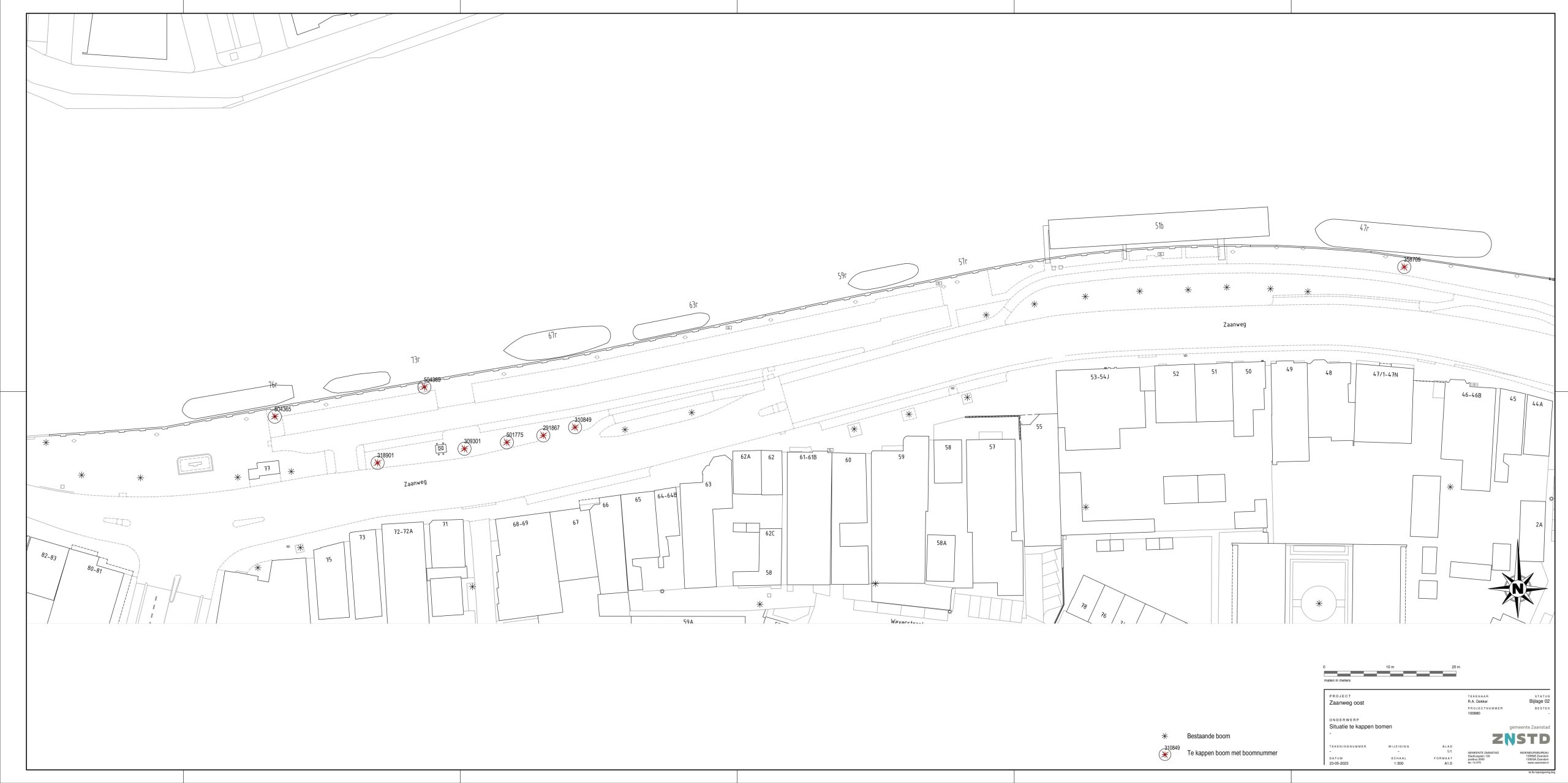 Zaanweg Oost Tekening kap