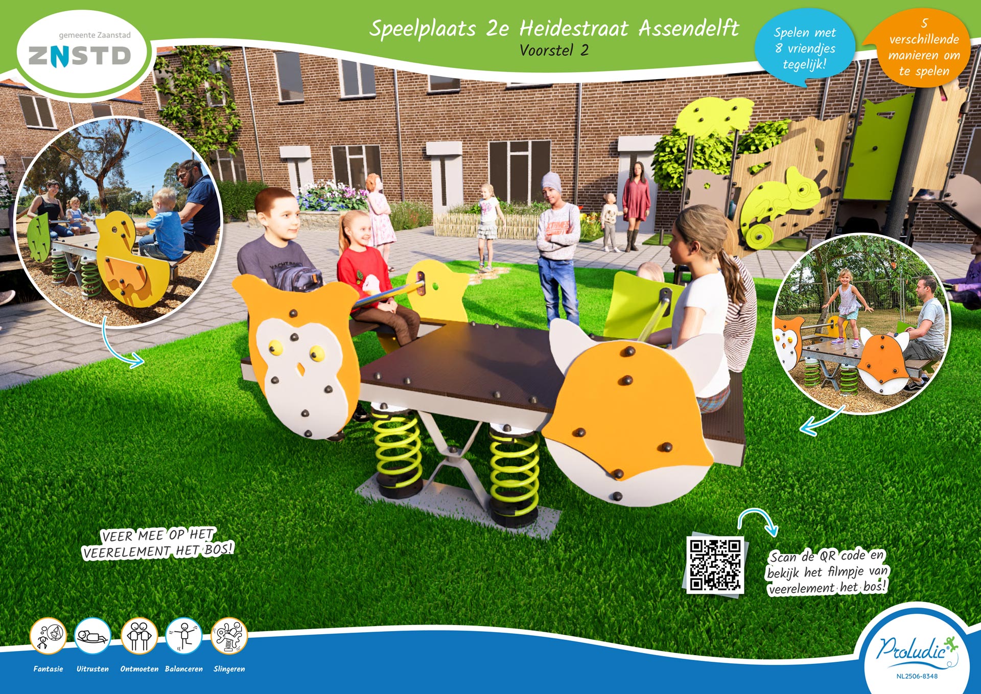 Speelplaats 2e Heidestraat voorstel 2 foto 3 Speelplaats 2e Heidestraat voorstel 2 foto 3