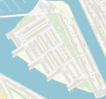 Gebiedskaart het Eiland