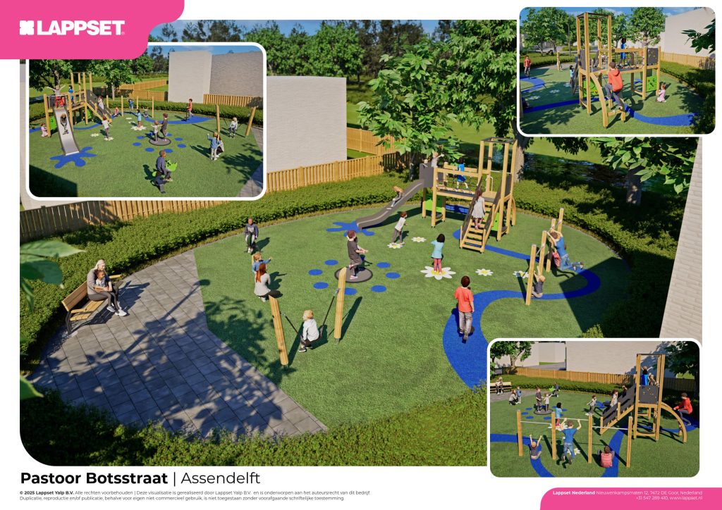 Speelplaats Pastoor Botsstraat voorstel 1 1566 DW - Pastor Botsstraat Assendelft