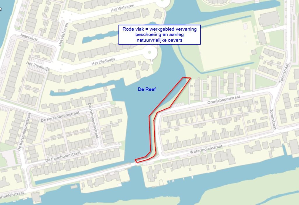 Kaart - Oranjeboomstraat en Watermolenstraat