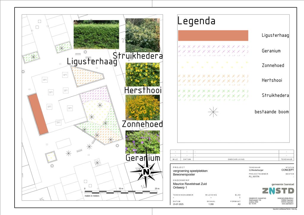 Maurice Ravelstraat Zuid ontwerp 2
