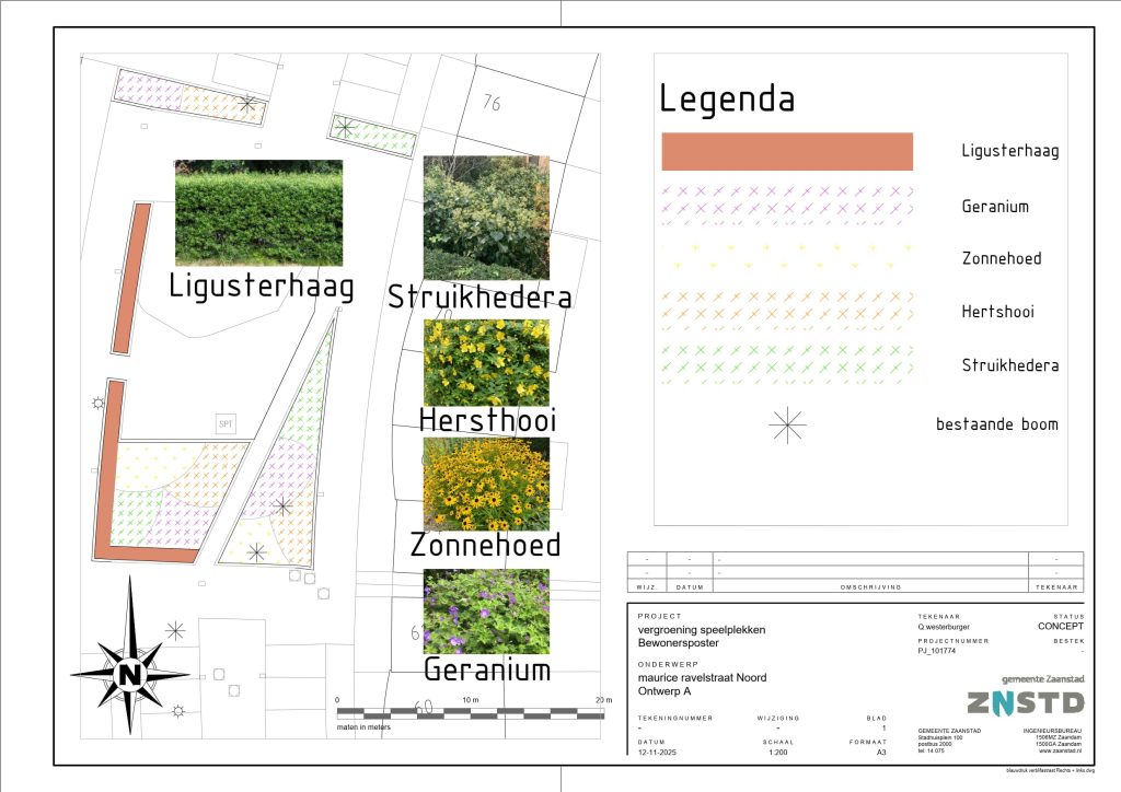 Ravelstraat-Noord Ontwerp A