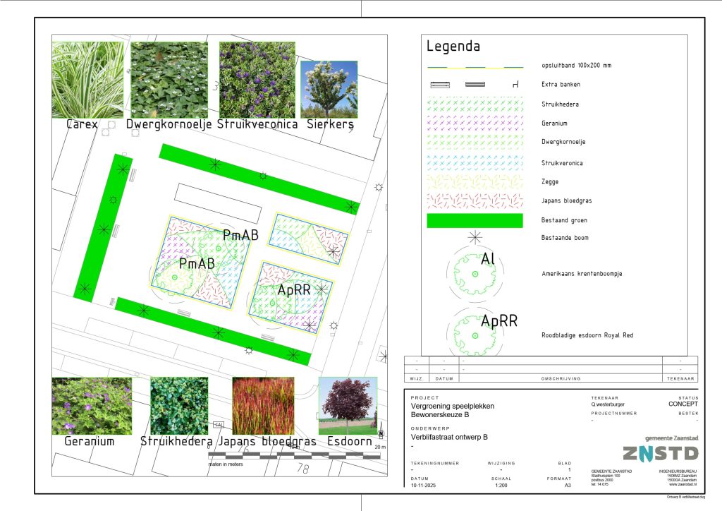 Verblifastraat ontwerp B