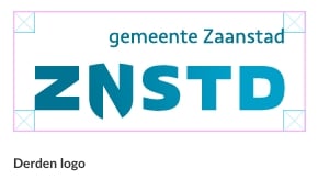 Minimale witruimte derden logo