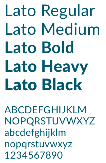Lettertype Lato