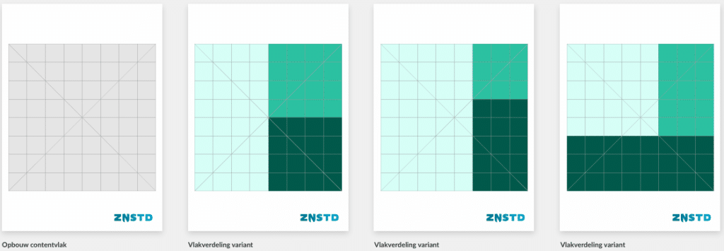 Vlakverdeling staand